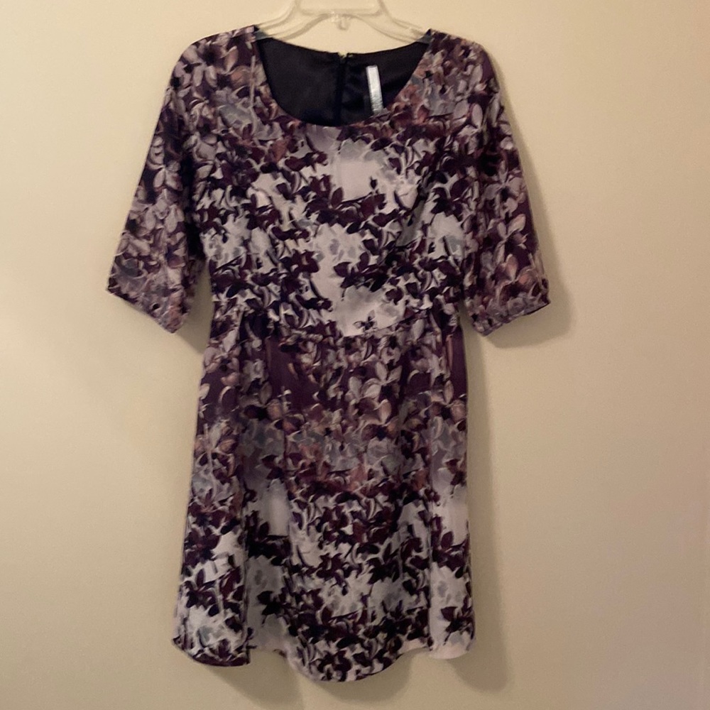 Small scoop neck dress.